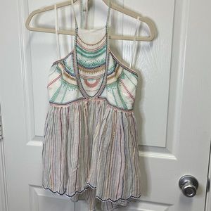 Anthro Floreat halter top. Sz 6